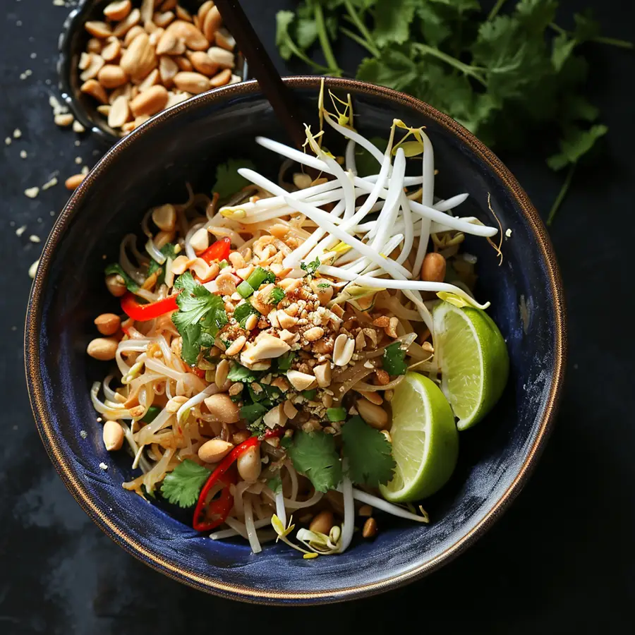 receta pad thai de pollo con salsa de tamarindo 3