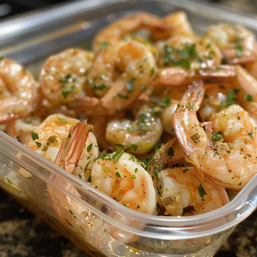 camarones con limon y ajo