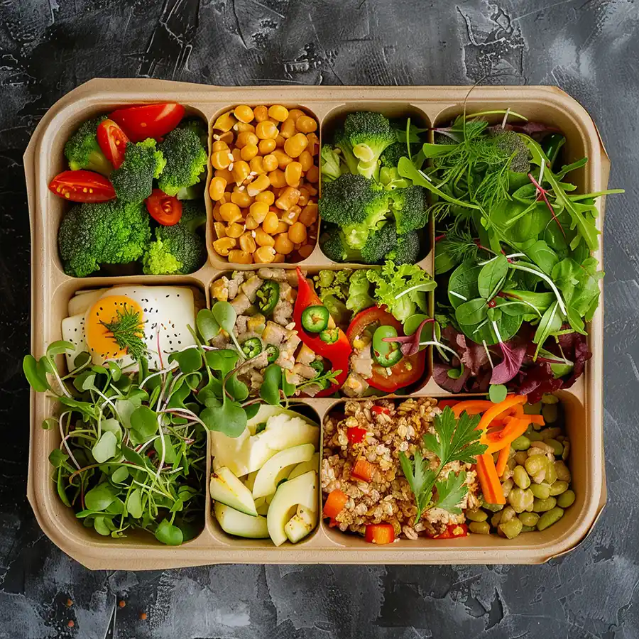 flexibilidad y facilidad de comida eat and heal