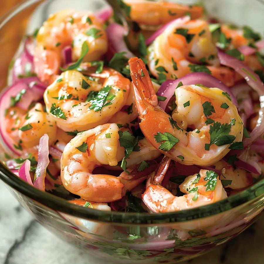 marinar los camarones