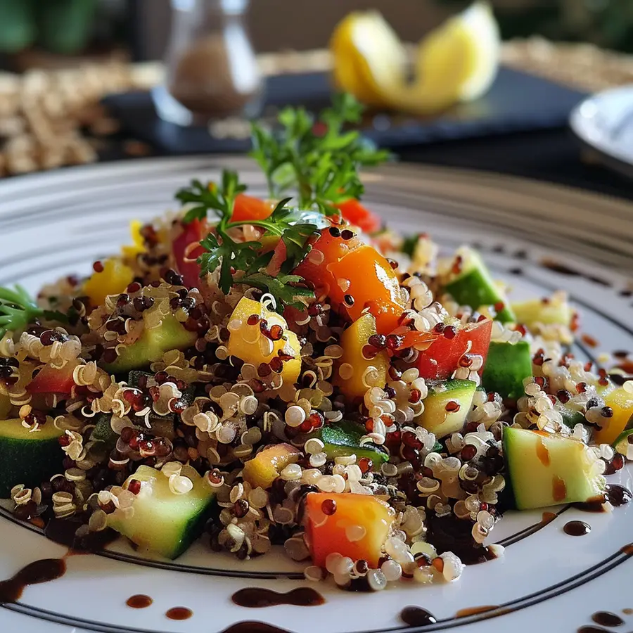 quinoa con verduras