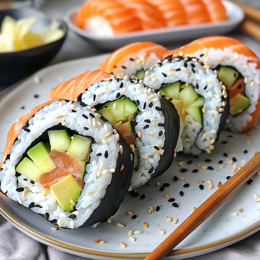 Rollitos_De_Sushi_De_Aguacate_Y_Salmon_2