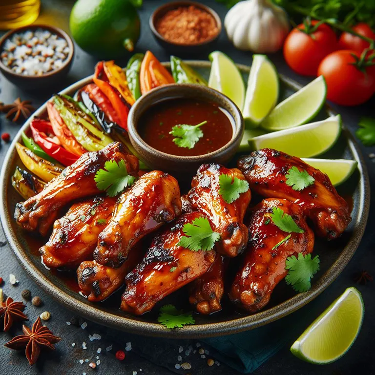 alitas de pollo a la barbacoa