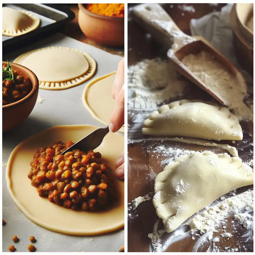 armado de las empanadas