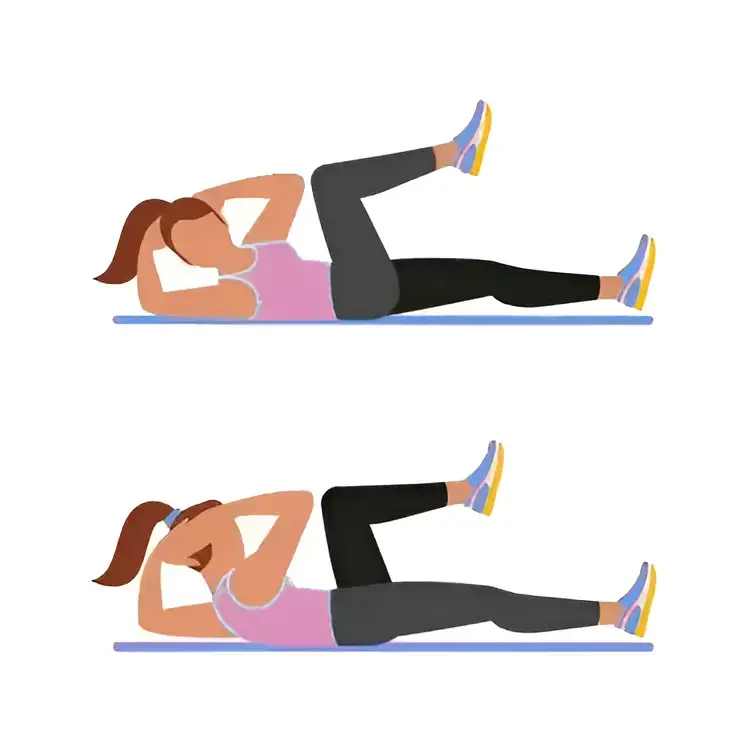 abdominales bicicleta ejercicio