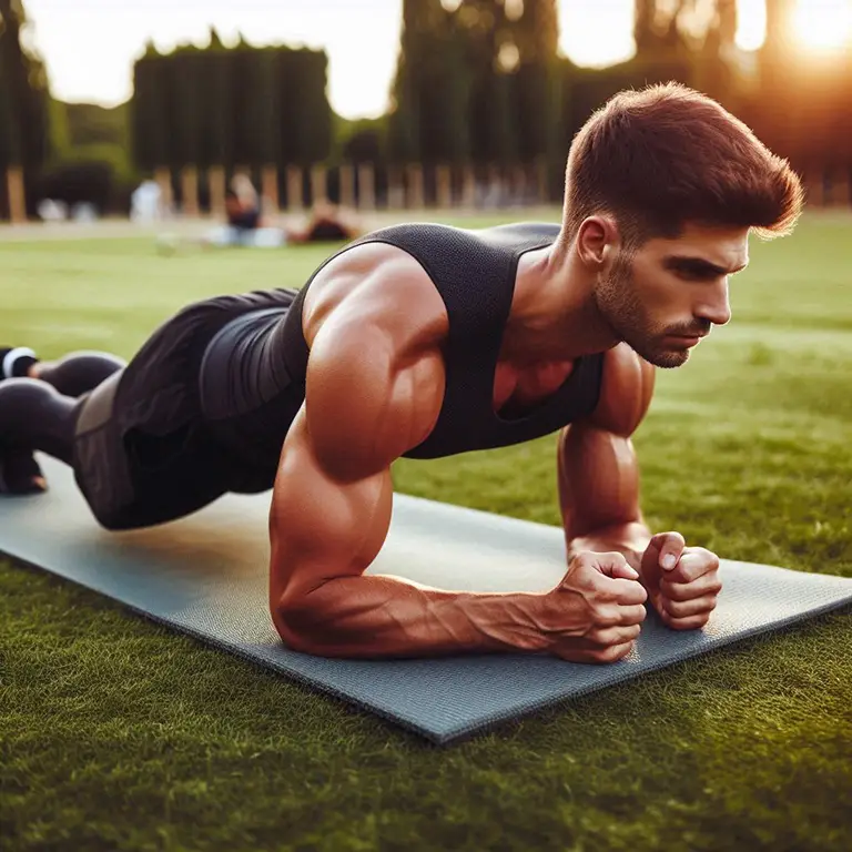 planchas hombre deportista