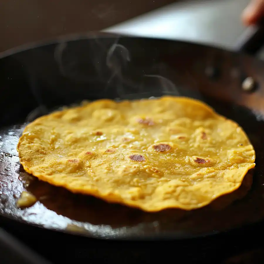 tortillas en la sartén