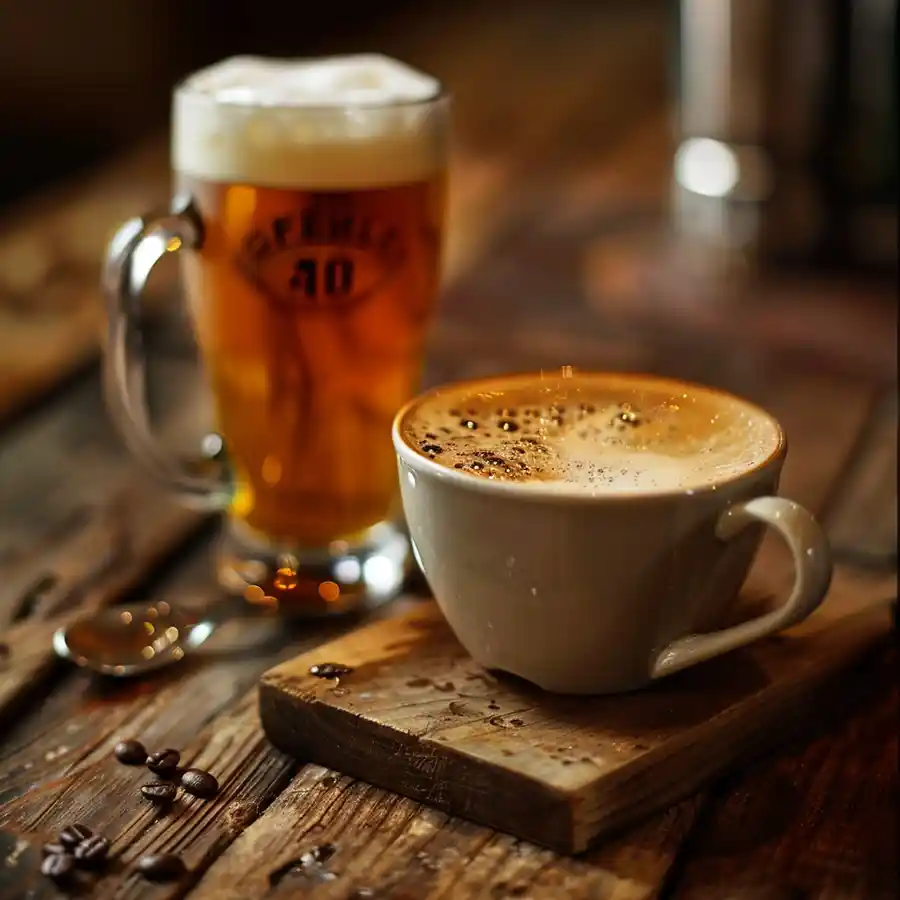 café y cerveza