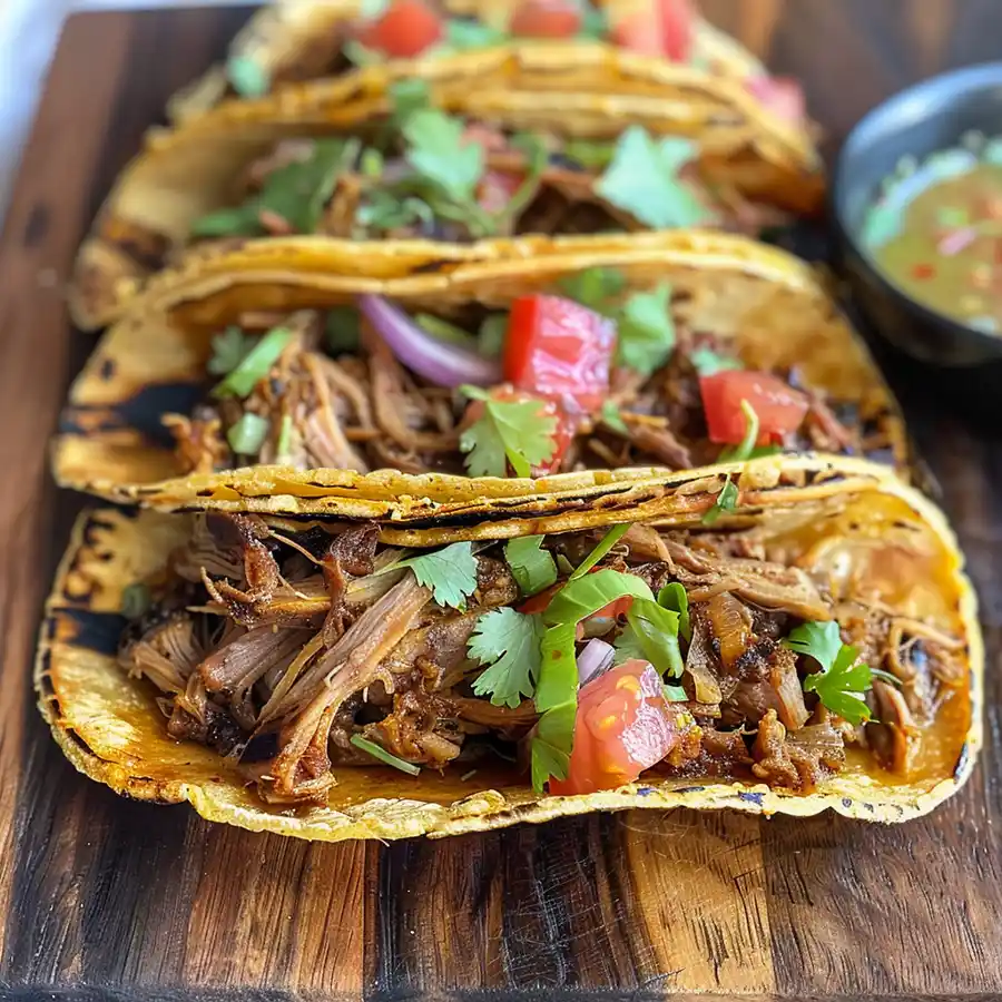 tacos de pulled pork