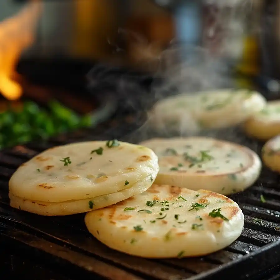 arepas preparación