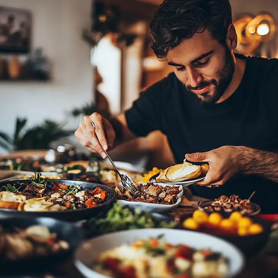 comida hombre