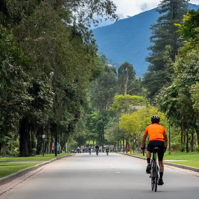 ruta por parques en bicicleta de bogotá