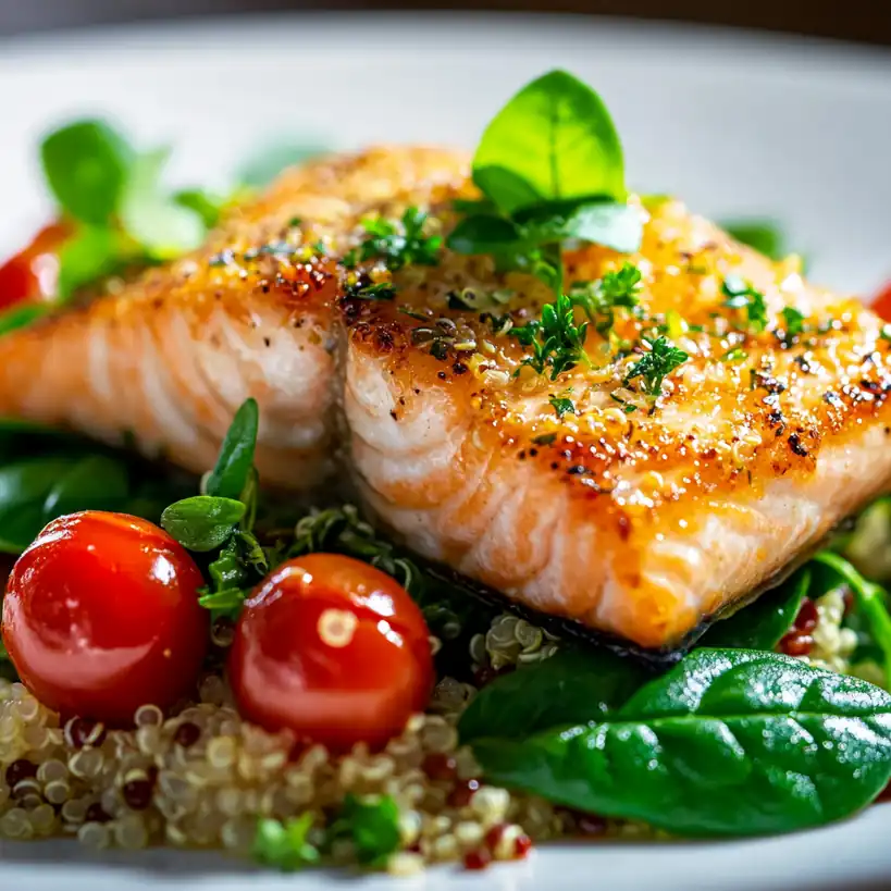 salmon quinoa